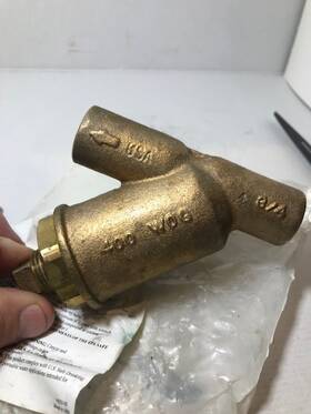 59-304-p2 Apollo Y Strainer 3/4 Inch Bronze 20m 1/2 Tap Cap With Plug Solid