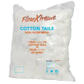 Blue Wave 672875690473 Flowxtreme Cotton Tails Filter Media 0.75-lbs Multi