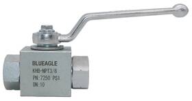 8npt Blueagle 3/8npt Hydraulic High Pressure Ball Valve 3/8ftft Npt 7250psi Shut-off