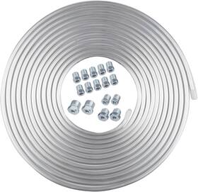24629l Branded 3/16 Inch Od Brake Line 25ft Alumal Tubing Kit With Fittings Includes 16 Nuts Wal