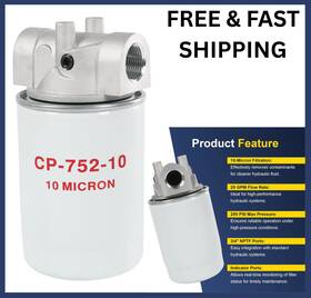 Z970 Branded -z970 10 Micron Hydraulic Oil Filter Assembly Spin-on Design Return Line With
