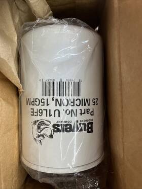 158019 Cross Buyers Filter Base With Element Assembly 15 Micron Bypass
