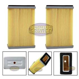 26015540300 Curtis A2 2pk 2 E-57 Air Compressor Intake Filter Elements #70153 66142 Or