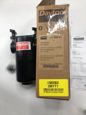 2myt1 Dayton Coolant Filter 590 Micron Stainless 30 Mesh