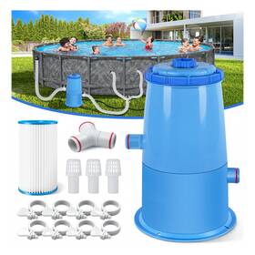B0g6y11qn4 Deeprclean 1000 Gph Pool Filter Pump For Above Ground Pools Type A/c Cartridge