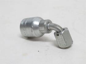 04z-664 Eaton 240177 Old-stock Crimp Hose Fitting 90deg 3/8 Jic Inch