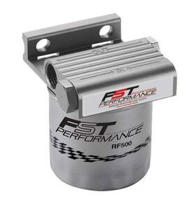 Rpm350 Fst Performance Flomax 350 Clear Anodized -6/-8 An Port Fuel Filter/water Separator Sy