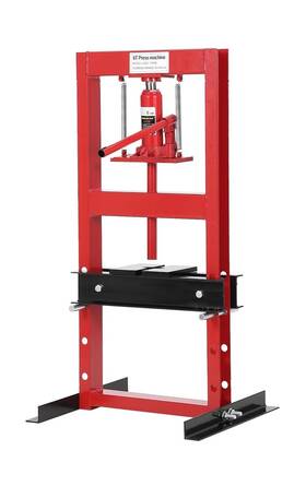 Hbj9xtptprpoe Garveetech Hbj9xtptprpoe- 2d3lga5h 6 Ton Hydraulic Press Heavy-duty Adjustable H-frame Garage Floor Shop