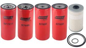 Getopauto B76 2 B76 2pcs Bf7814 B7685 Pf7744 Filter Kit Oil Change Compatible