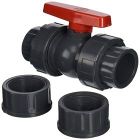 Qta1020cseg Hayward B00cg4dgx6 2-inch Gray Qta Series True Union Pvc Compact Ball Valve
