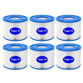 B0dz27lx59 Hihoelar Pool Filter Cartridge Size Vi For Bestway Lay-z-spa Coleman Saluspa
