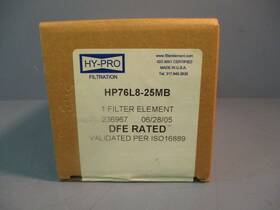 Hp76l8-25mb Hy-pro Filter Element 25 Micro Factory Sealed