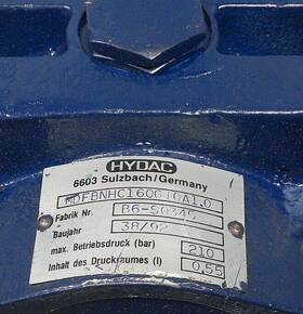 Dfbnhc160g10a1.0 Hydac 210bar High Press. Hydr. Filter