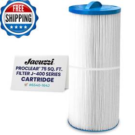 B013px9wfw Jacuzzi Proclear 75 Sq Ft Trilobal Polyester Media Replacement Spa Filter