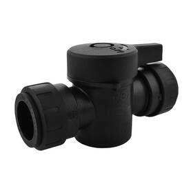 Pseisv28ep John Guest 3/4 Inch Cts Prolock Push-fit Shut Off Valve Push To Connect Plas