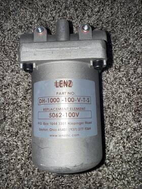 Dh-1000-100-v-t-s Lenz Filter Assembly