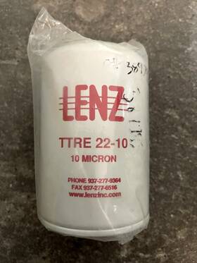 Ttre-22-10 Lenz Hydraulic Tank Top Spin On Filter