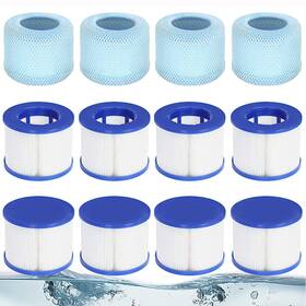 Luazuri B0f9y8ysq5 Hot Tub Filter Cartridges Protective Mesh Covers Compatible Relxtime