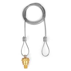 Hzj-fsf-01 Miokcale Air Tank Drain Valve Plug Fitting 1/4 Inch Npt With 60 Cable