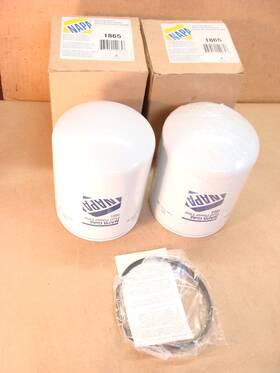 1865 Napa New Lot Of 2 Gold Hydraulic Oil Fluid Power Filter