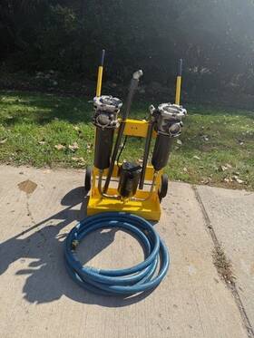 10mp40sa10c1 Parker Hydraulic Oil Filter Cart Model 10mp40sa10c1- 3/4 Hp Motor Used