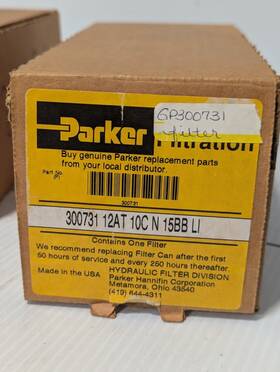 300731 Parker Hydraulic Filter 12at 10c N 15bb Li - Free Shipping