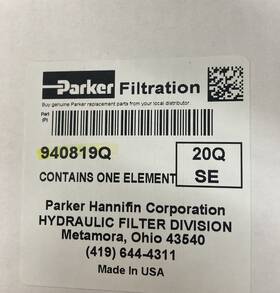 940819q Parker 50as-1 Filter # 20 Micron