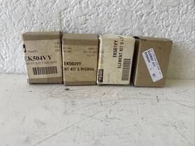 Ek504vy Parker Ek504vy/n Watts Replacement Pneumatic Filter Element 5 Micron Lot Of 4