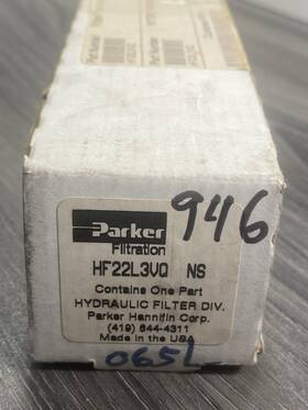 Hf22l3vq Parker Filtration Optimized Microglass Single Open End Filter 8.26 Inch