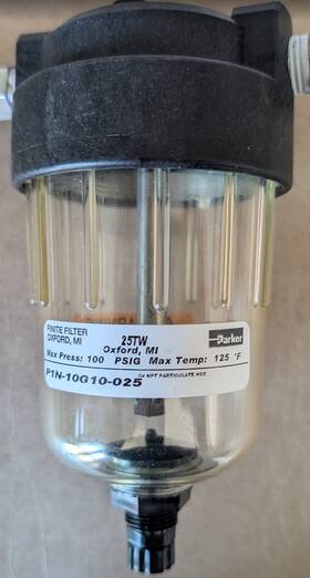 P1n-10g10-025 Parker 100psig Used No Box