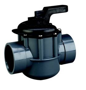 B002fqj2ym Pentair 263029 Grey/black 2-way Diverter Valve 2-inch Or 2-1/2-inch Slip