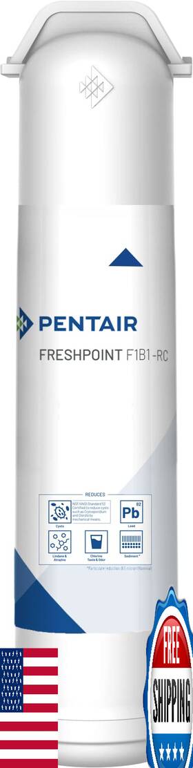 B0bc3jfdvh Pentair Freshpoint F1b1 Dual Carbon/sediment Water Filter Replacement Cartridge