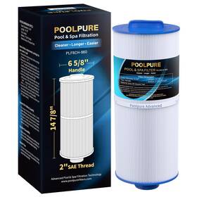 Pjw60tl-f2s Poolpure B0894lfxbw Plf6ch-960 Spa Filter Jacuzzi J-300 J-400 Nsf Certified