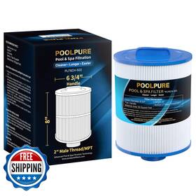 Pas50sv-f2m Poolpure B08pzf616n Spa Filter Replaces Unicel 6ch-502 Filbur Fc-0311 Excel F