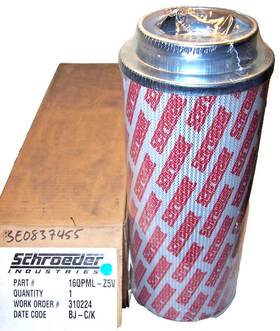 16qpml-z5v Schroeder New Hydraulic Filter Element