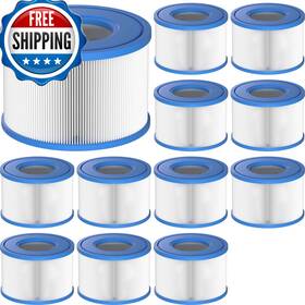 B09pflsyyj Slamate 12 Pack Type S1 Spa Filters For All Intex Purespa 28429e 28403e 28407e