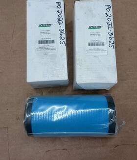 4zk62a Speedaire 2 Filter Elements Lot Of