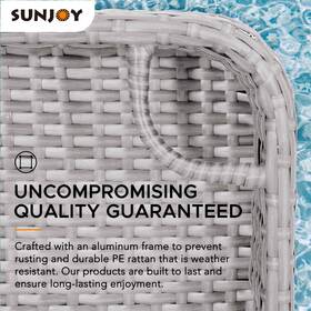 Sunjoy 841057184479 Floating Pool Tray 36x24ftft Aluminum Frame
