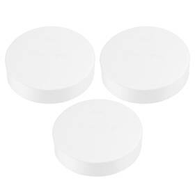 Uxcell 609044730630 3.5 Inch Pvc-pipe End Cap Fitting Coupling Socket Diy Furniture Grade Plug 3pcs