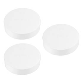 Uxcell 609044730647 3pcs 3.5 Inch Pvc-pipe End Cap Fitting Diy Furniture Grade Plug Coupling Socket