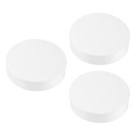 Uxcell 609044730654 3pcs 3.5 Inch Pvc-pipe End Cap Fitting Furniture Grade Plug For Diy