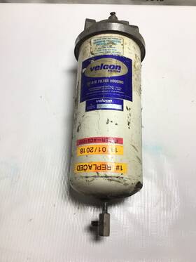 Ac51205 Velcon Vf-61e Filter Housing Max Pres 150psig Replacement Cartridge No