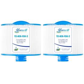 B0c1sjtvsn Yoozell 8ch-950 Spa Filter Cartridge Bull Frog 50 Sq.ft. 2-pack
