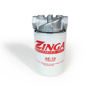 Zaf-10-25-1-3-ae-10 Zinga 10 Micron Hydraulic Filter With Base- 1ftft Npt Ports