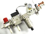 Smc VHS40-N04-Z, AV4000-N04-5DZ, AF40-N04-2Z, IR3020-N04G, IS1000 Pump System. Fixed Price $170.00.