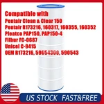 1/2PACK PAP150 Pool Filter For Pentair Clean & Clear 150, FC-0687, C-9415, CC150. Fixed Price $102.59.