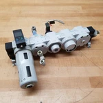 Festo LFR-D-7-MAXI-A Pneumatic Regulator Assembly, 12 Bar, 175 Psi, 1,2 Mpa. Fixed Price $221.10.