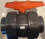 Gf Piping Systems 161375010 4" Socket Pvc Ball Valve - Union Fitting. Fixed Price $200.00.