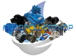 New Aftermarket Vickers 45VTCS50A 2203AA22R Vane Pump / 02-125620. Fixed Price $2104.80.