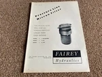 FABK6 Advert 11X8 Fairey Hydraulics Pressure Line Micron Filter. Fixed Price $12.07.